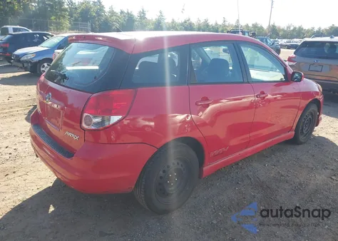 2004 Toyota Matrix Xr из США, поврежденный, VIN 2T1LR32E64C193506